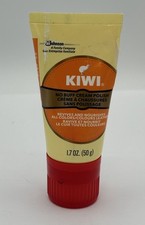 KIWI No Buff Shoe Polish Cream NEUTRAL W/ Sponge Tip 1.7 Oz. Nourish  Revive