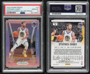 その他 2020 Stephen Curry Silver Prizm PSA 10 Stephen Curry 2020 Prizm #10 Flashback - Silver Price Guide