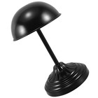 Hutständer aus schwarzem Metall für Baseballkappen und Perücken, kreatives