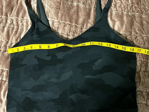 LULULEMON Align Tank Heritage 365 Camo Deep Coal Multi Size 12 - Picture 9 of 10