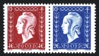 FRANCE 2025 Stamp No. 5861 and 5862 Pair Marianne de DULAC NEW **LUXURY