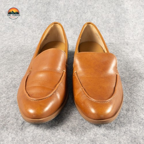Aerosoles East Side Loafer Casual Shoes Brown Leather Slip-On Women's Size 8M - Picture 2 of 11