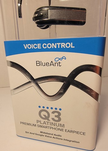 BlueAnt Q3 Platinum Voice Command Bluetooth Headset A2DP - New in box - Picture 2 of 10