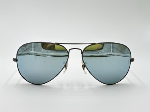 Ray Ban RB3025 029/30 58mm AVIATOR Silver Mirror/ Gunmetal AUTHENTIC ITALY - Bild 3 von 12