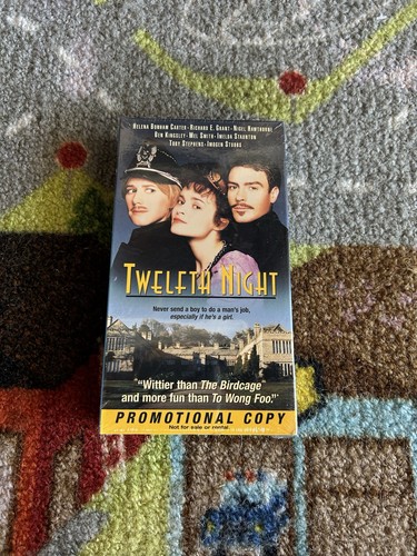 Twelfth Night VHS Helena Bonham Carter SEALED Promo Screener Shakespeare 1997 - Picture 1 of 6