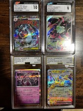 Pokémon Graded Gem Mint/mint Japanese Card Lot 4 including a Mega Charizard X ex