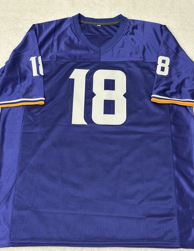 Justin Jefferson Signed Minnesota Vikings Football Jersey COA - Picture 7 of 8