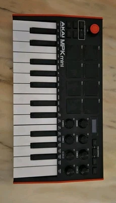 AKAI Professional MPK Mini MK3 25 Keys USB MIDI Keyboard Controller RED - Photo 1/4