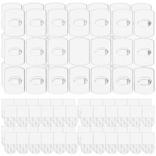 120 Pcs Mini Clear Light Clips with 150 Adhesive Strips No Damage Mini Light Cli