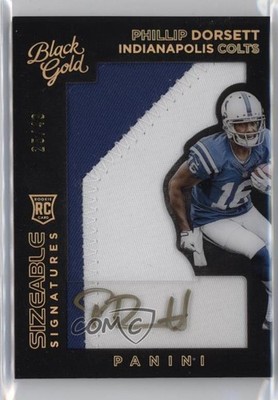 2015 Panini Black Gold Prime 25/49 Phillip Dorsett #SSR-PD Auto RC 12qi