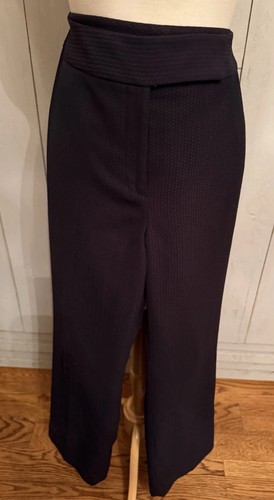 Tahari ASL 2-teiliger Hosenanzug Damen schwarz grau Fischgrätmuster 4-Knopf Sakko Gr-10 " - Bild 16 von 19