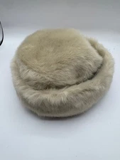NWT Ben Berger Hat Faux Fur Russian Cossack Style Off Whie Luxury Collection OS