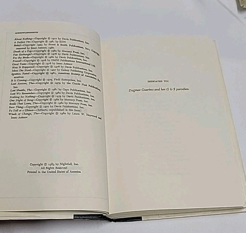 Lot Of 2 Isaac Asimov Triangle 1952 & The Winds Of Change 1983 Both HC/DJ BCE - Bild 14 von 14