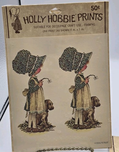 Vintage Holly Hobby Prints & Decals '70's American Greetings Decoupage Craft - Picture 2 of 10
