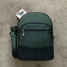 Picnic time Columbus green backpack