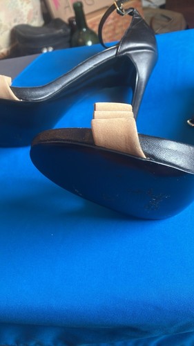 Steve Madden schwarz und hellbraune Damen-Heels 9 brandneu Ra0504 - Bild 6 von 8