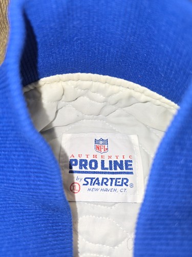 Chaqueta de bombardero satinada vintage de los Denver Broncos NFL Starter de la década de 1990 para hombre XL - Imagen 3 de 8