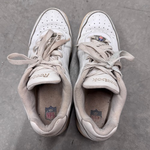 Reebok New England Patriots Shoes Size 9.5 Air Force Style Vintage Rbk White NFL - Picture 8 of 8