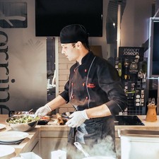 High Quality Chef Hat Cap Cook Cooking Fashion Men Women Mesh cotton Unisex