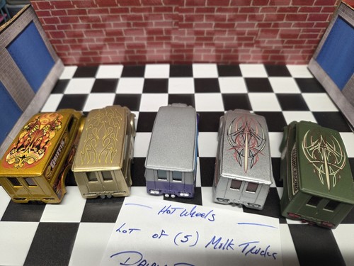 5 Hot Wheels Entrega Láctea - Camiones de leche sueltos #HWMT-5 - Imagen 7 de 19