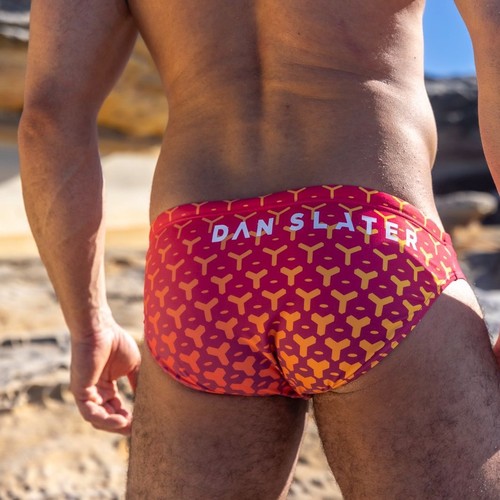 THK Dan Slater Badeanzug Large 36-42" Taille leicht getragen 82% Polyester/18% Elasthan - Bild 2 von 6