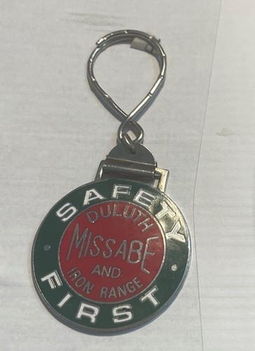 Duluth, Missabe & Iron Range Railroad Logo Key Chain. Safety First. New