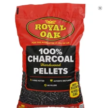 100% Hardwood Charcoal BBQ Grill Pellets 20lb High Heat No Fillers