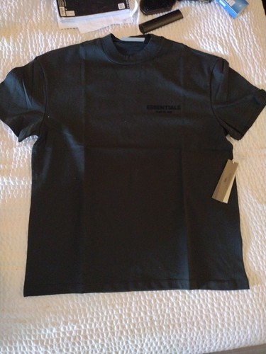 Fear of God Essentials Stretch Limo Schwarz Kurzarm T-Shirt Gr. M - Bild 2 von 10