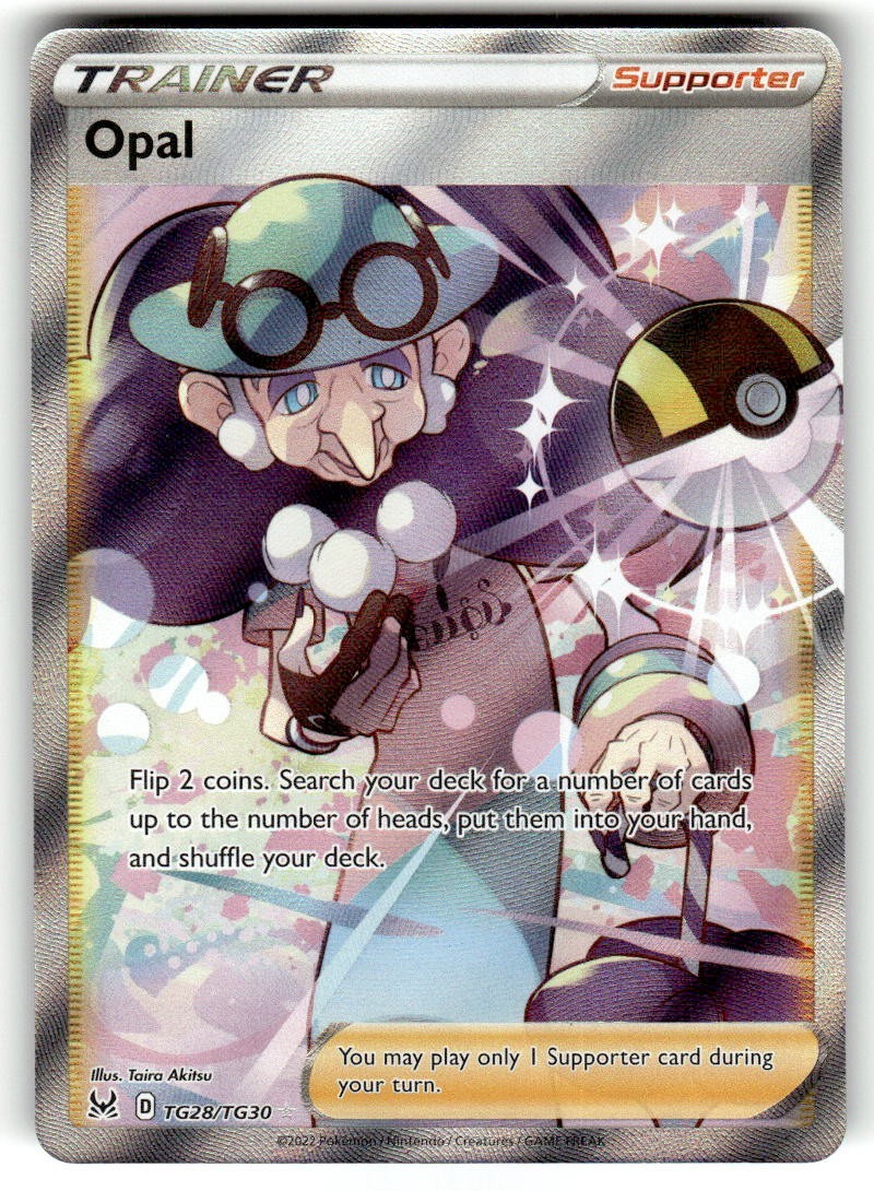 Pokémon TCG Opal Lost Origin Trainer Gallery TG28/TG30 Holo Ultra Rare - NM