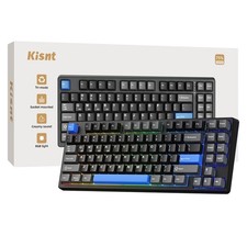 Wireless Mechanical Keyboard,Gasket Mounted with Creamy Sound,Bluetooth/2.4GH...