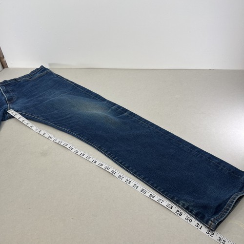 Levis 511 Made & Crafted Japanese Selvedge Denim Jeans Men W38 L34 Blue Slim Fit - Picture 15 of 17