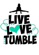 Live Love Tumble: Cute Gymnastics Activity Book & Gratitude Diary Perfect Gift