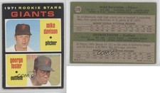 1971 Topps 1971 Rookie Stars Mike Davison George Foster #276 Rookie RC
