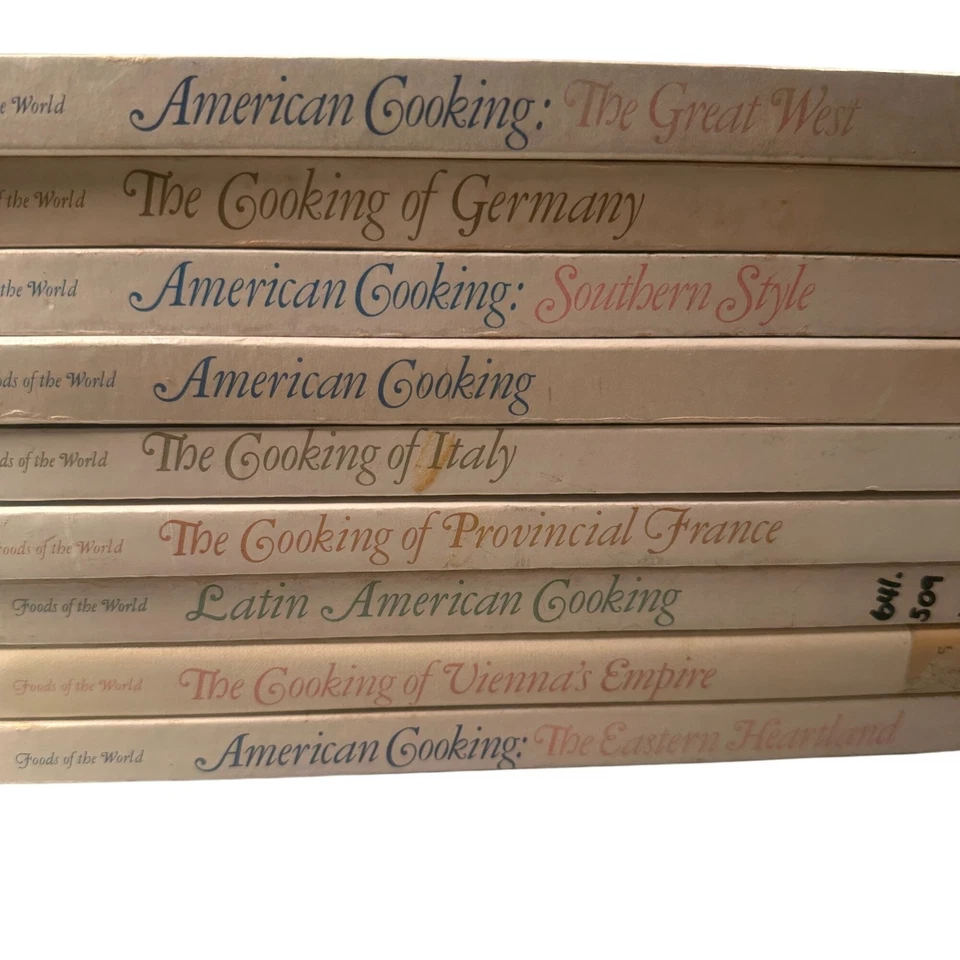 Time Life Foods World Hardcover Cookbook Collection France Italy Germany Vintage - Image 3 of 4