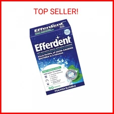 Efferdent Denture Cleaner Minty Fresh & Clean, Retainer Cleaning Tablets for Ali
