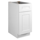 Design House 561332 Brookings 15"W x 34-1/2"H Single Door Base - White