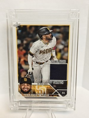 Fernando Tatis Jr Jersey Fusion Game Used Jersey Swatch Padres MLB