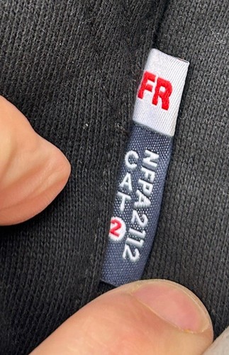 Excellent! Men's BOCOMAL FR (Flame Resistant HI-VIS HOODIE Full-Zip Jacket Small - Picture 4 of 10