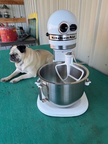 KitchenAid Hobart Model K5-A White 10 Speed Lift Stand Mixer - Picture 16 of 16