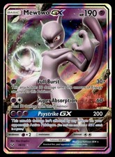Mewtwo GX Ultra Rare Holo Shining Legends 39/73 NM Pokémon TCG