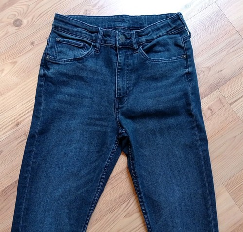 H&M SKINNY FIT &DENIM Jeans Hose Gr.170 blau+Waschung 5-Pocket-Style m.Elasthan - Bild 6 von 22