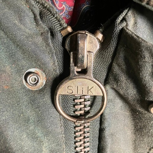 Abrigo de cera Kenlin para todo clima para hombre talla 3XL verde cuello de pana exterior - Imagen 7 de 17