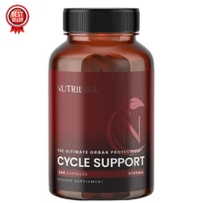 Nutriissa Cycle Support | Kidney & Liver Detox | 400mg TUDCA, 1000mg NAC | 240CT