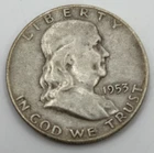 1953 D Franklin Half Dollar
