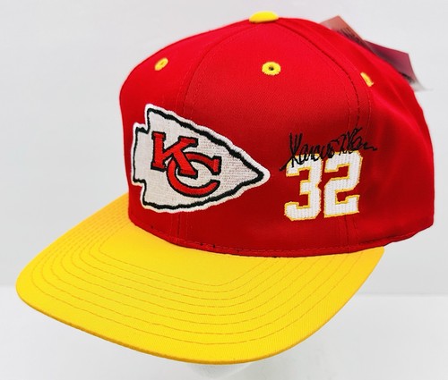 Kansas City Chiefs Marcus Allen TWINS ENT Gorra Snapback Años 90 DEADSTOCK Nueva con Etiquetas - Imagen 8 de 13