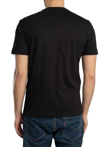 EA7 Men's Logo Graphic T-Shirt, Black - Picture 4 of 6