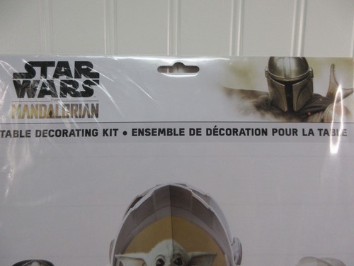 Star Wars Mandalorian Mesa Documentación Kit Fiesta Decoración El Niño Bebé Yoda Nuevo - Imagen 3 de 9