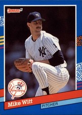 Mike Witt 282 base 1991 Donruss NM