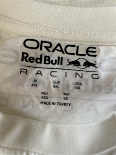 Camiseta Oracle Red Bull Racing Edición Especial Miami F1 Talla 4XL NUEVA CON ETIQUETAS Crema - Imagen 5 de 7