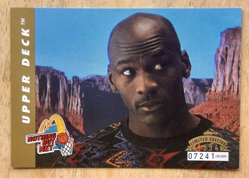 1994 Upper Deck McDonald’s Nothing But Net #5 Michael Jordan #/20.000 Jumbo